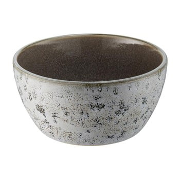 Bol din ceramică și glazură interioară gri bitz mensa, diametru 12 cm, gri