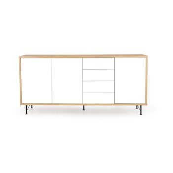 Comodă tenzo flow, lungime 217 cm, alb