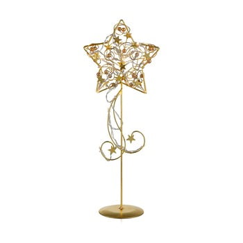 Decorațiune luminoasă cu led markslöjd hagaberg gold, înălțime 45 cm