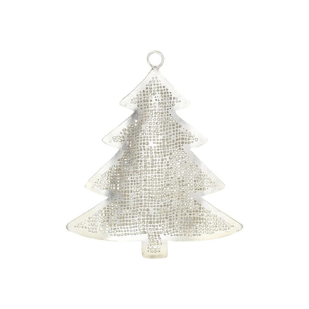 Kovová vánoční dekorace ve stříbrné barvě A Simple Mess Julia Tree