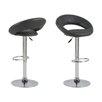 Scaun bar actona plump, negru