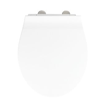 Capac WC cu închidere lentă Wenko Orani, 44 x 38 cm, alb