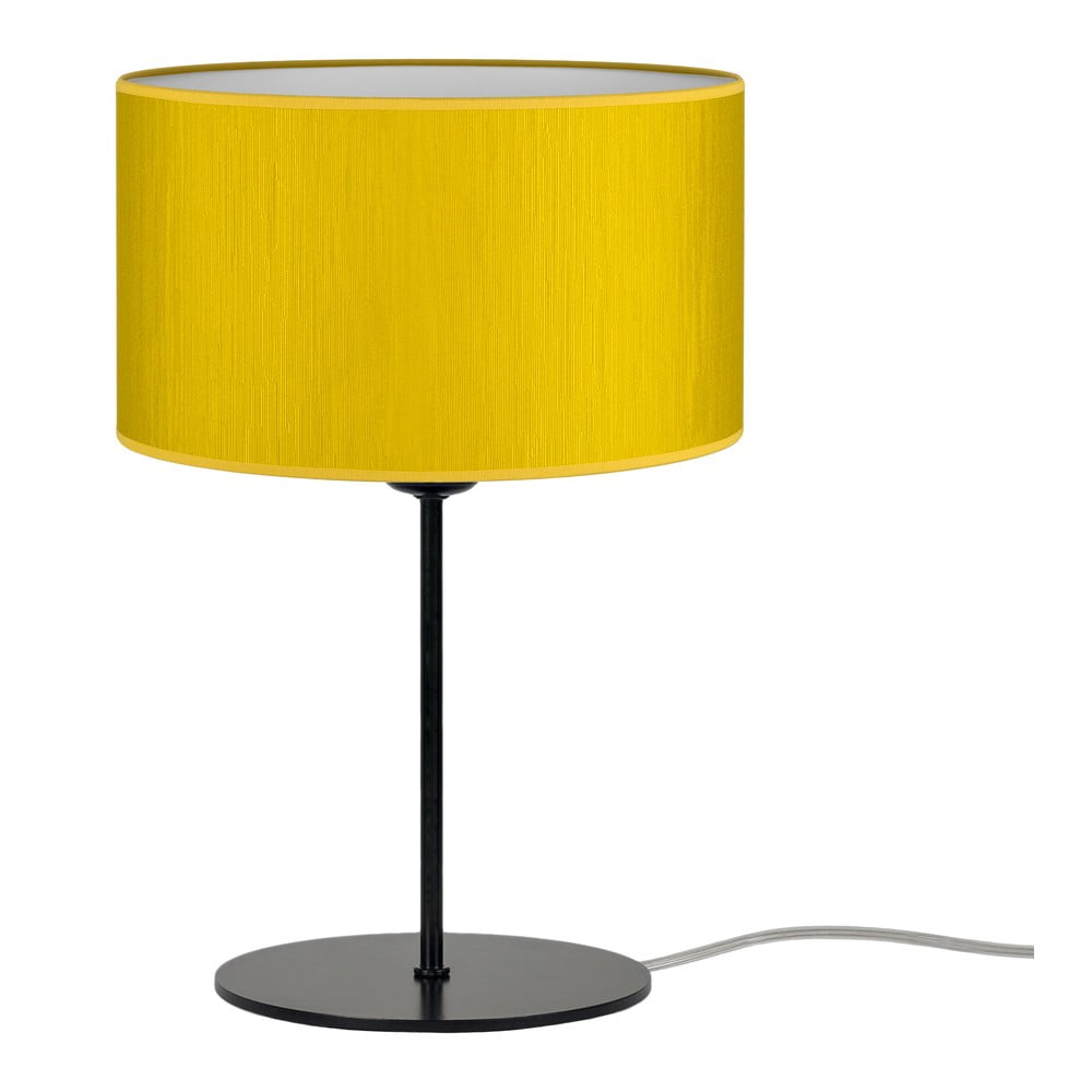 Žlutá stolní lampa Bulb Attack Doce S, ⌀ 25 cm