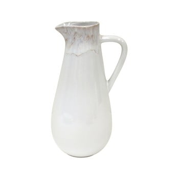 Carafă din gresie ceramică Casafina Taormina, 1,6 l, alb