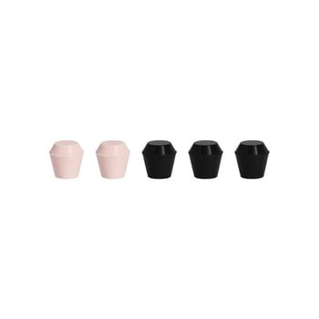 Set 5 magneți oyoy magu, roz - negru
