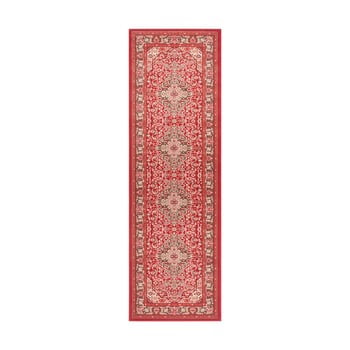 Covor nouristan skazar isfahan, 80 x 250 cm, roșu deschis
