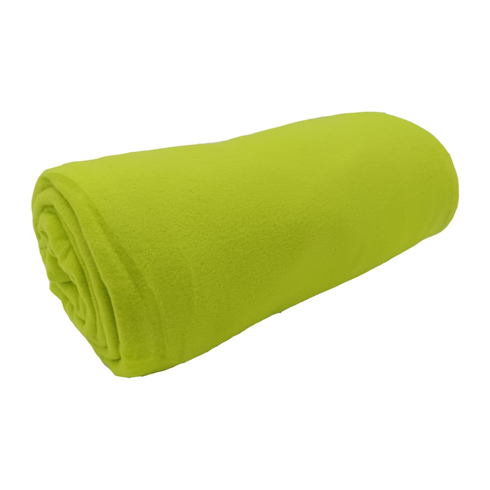 Světle zelená fleecová deka 150x200 cm Plain – JAHU collections