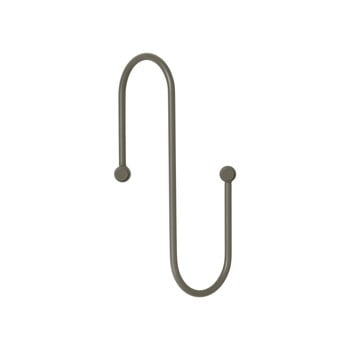 Cuier de perete blomus curl, gri închis