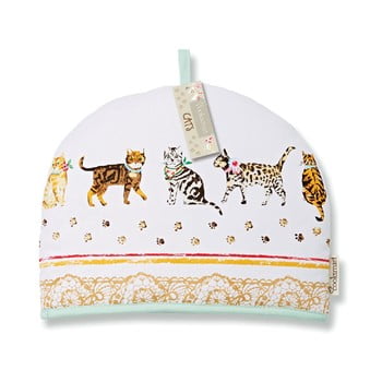 Capac din bumbac pentru ceai cooksmart ® cats on parade