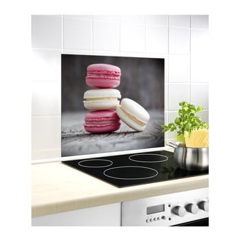 Protecție din sticlă pentru peretele din spatele aragazului wenko macarons, 60 x 50 cm