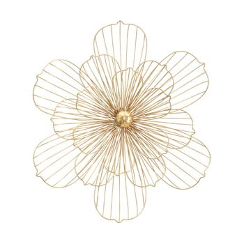 Decorațiune pentru perete mauro ferretti flower stick, 60 x 54 cm, auriu
