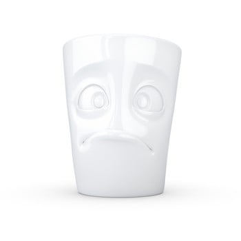 Cană din porțelan cu mâner, neajutorat 58products, alb