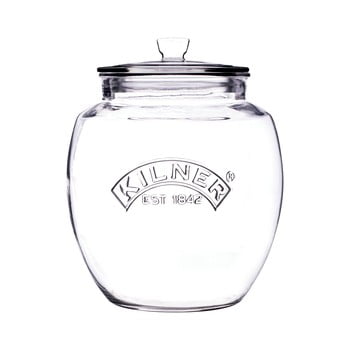 Recipient din sticlă cu capac kilner, 2 l