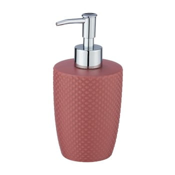 Dozator din ceramică pentru săpun Wenko Punto, cărămiziu