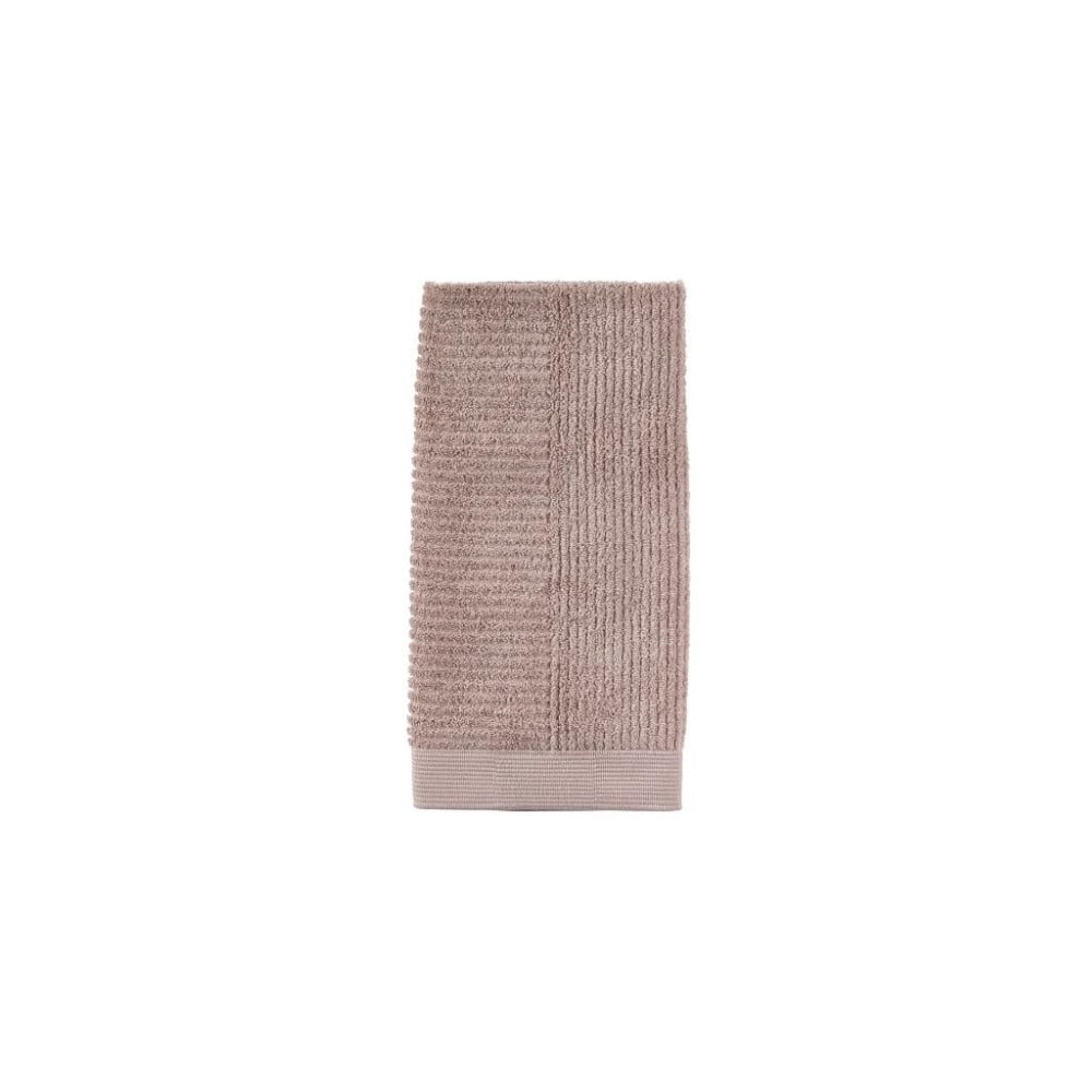 Béžový bavlněný ručník Zone Classic Nude, 50 x 100 cm