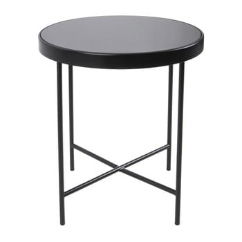 Măsuță auxiliară leitmotiv smooth, 42,5 x 46 cm, negru