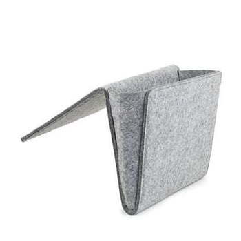 Buzunar textil pentru marginea patului kikkerland bedside, lățime 28,2 cm