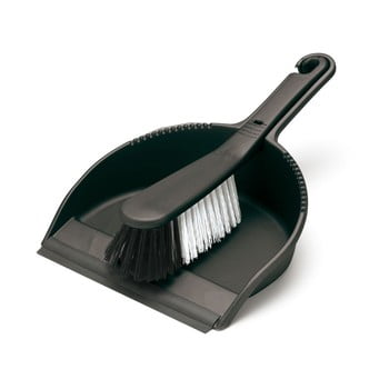 Set măturică și faraș addis dust, negru