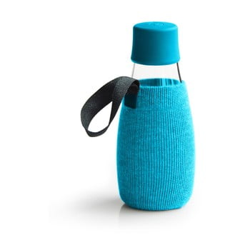Husă pentru sticlă cu garanție pe viață retap, 300 ml, albastru deschis
