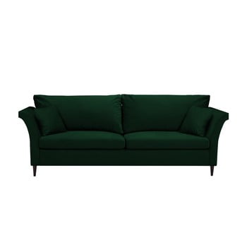 Canapea extensibilă cu 3 locuri și spațiu pentru depozitare mazzini sofas pivoine, verde