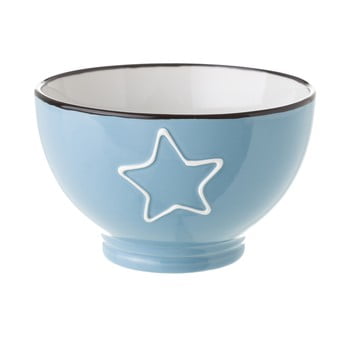 Bol din ceramică unimasa star, 580 ml, albastru