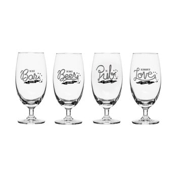 Set 4 pahare sagaform club beer, 420 ml
