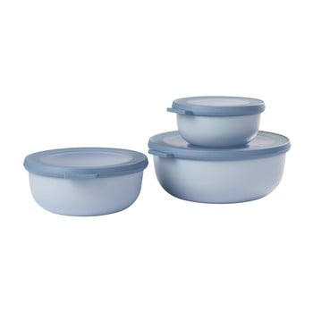 Set 3 cutii pentru gustări rosti mepal cirqula, albastru