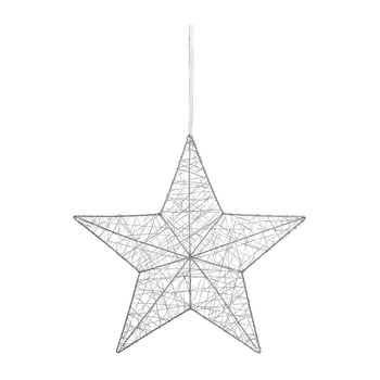 Decorațiune luminoasă suspendată cu led markslöjd artur, ø 50 cm, argintiu