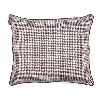 Față de pernă welovebeds check dark chocolate, 40 x 60 cm