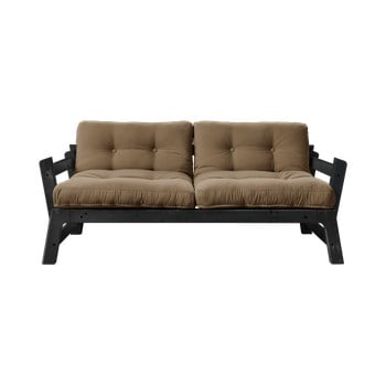 Canapea extensibilă karup design step black/mocca