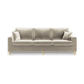 Canapea extensibilă cu 3 locuri mazzini sofas marigold, bej