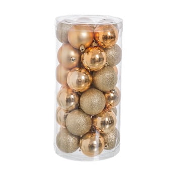 Set 30 decorațiuni de crăciun unimasa baladdas, auriu