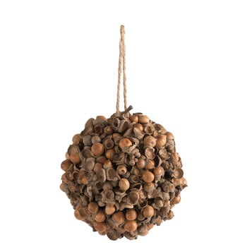 Decorațiune suspendată cu ghinde J-Line Nuts, ⌀ 15 cm