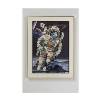 Tablou în ramă kare design astronaut, 100 x 75 cm