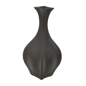 Vază din porțelan mauro ferretti fat, înălțime 23,5 cm, negru