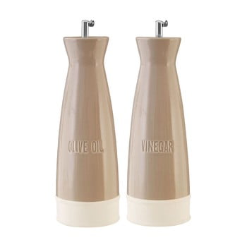 Set 2 recipiente pentru ulei și oțet premier housewares, 528 ml, maro