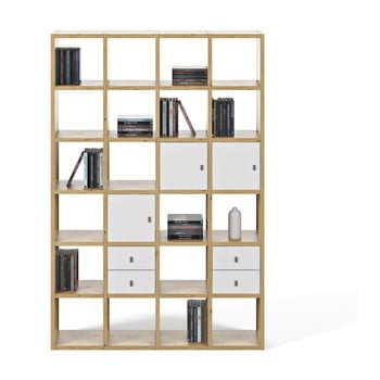 Bibliotecă temahome pombal, lățime 151 cm, maro deschis