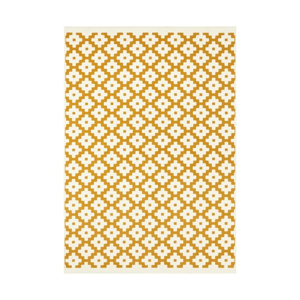 Krémovo-žlutý koberec Hanse Home Celebration Lattice, 200 x 290 cm