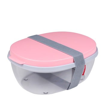 Cutie pentru salată cu capac roz rosti mepal ellipse