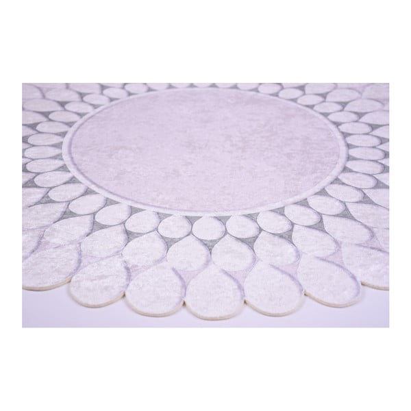 Odolný koberec Vitaus Zinno Yesil, ⌀ 80 cm