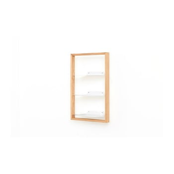 Raft pentru pantofi din lemn de stejar das kleine b basti, 39 x 61 cm