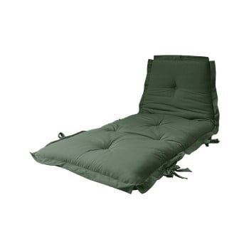 Futon/saltea pentru oaspeți karup design sit & sleep olive green, 80 x 200 cm, verde olive