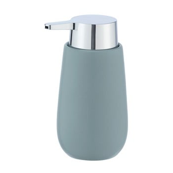 Dozator ceramică pentru săpun wenko badi, 320 ml, gri - albastru