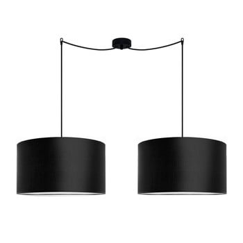 Lustră dublă sotto luce mika, negru