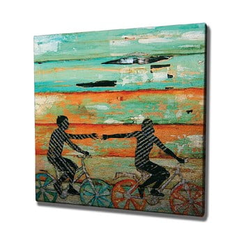 Tablou pe pânză bike trip, 45 x 45 cm