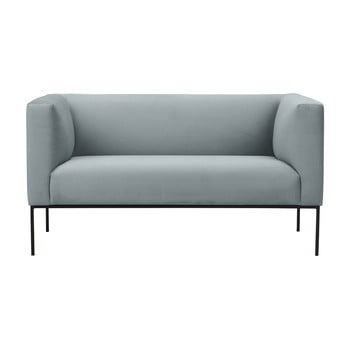 Canapea cu 2 locuri windsor & co sofas neptune, gri deschis