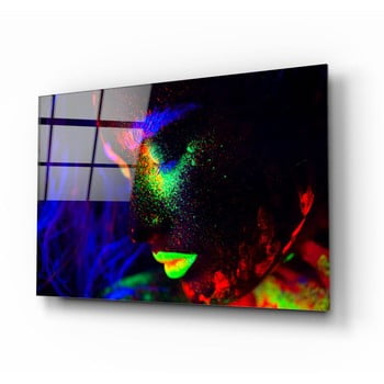 Tablou din sticlă insigne neon
