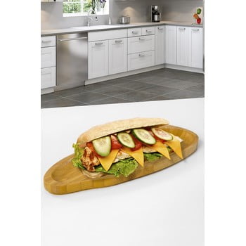 Platou servire din bambus bambum santos, 31 cm