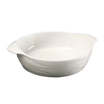 Bol coacere din ceramică versa, alb