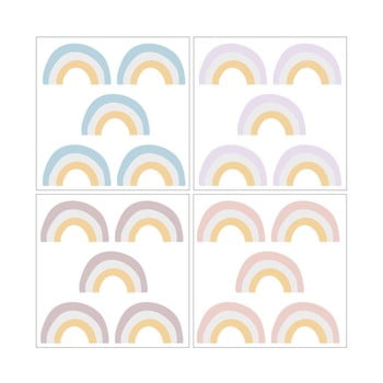 Set 20 de autocolante Dekornik Rainbow Light